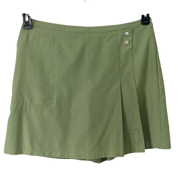 Izod Cool FX Green White Golf Polo Top L Skort 10 Women’s Activewear Set - Picture 5 of 12